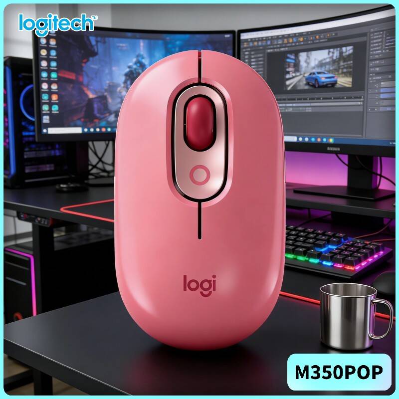Gaming Console Logitech - Eco-Friendly Logitech POP Mouse Recycled Plastic