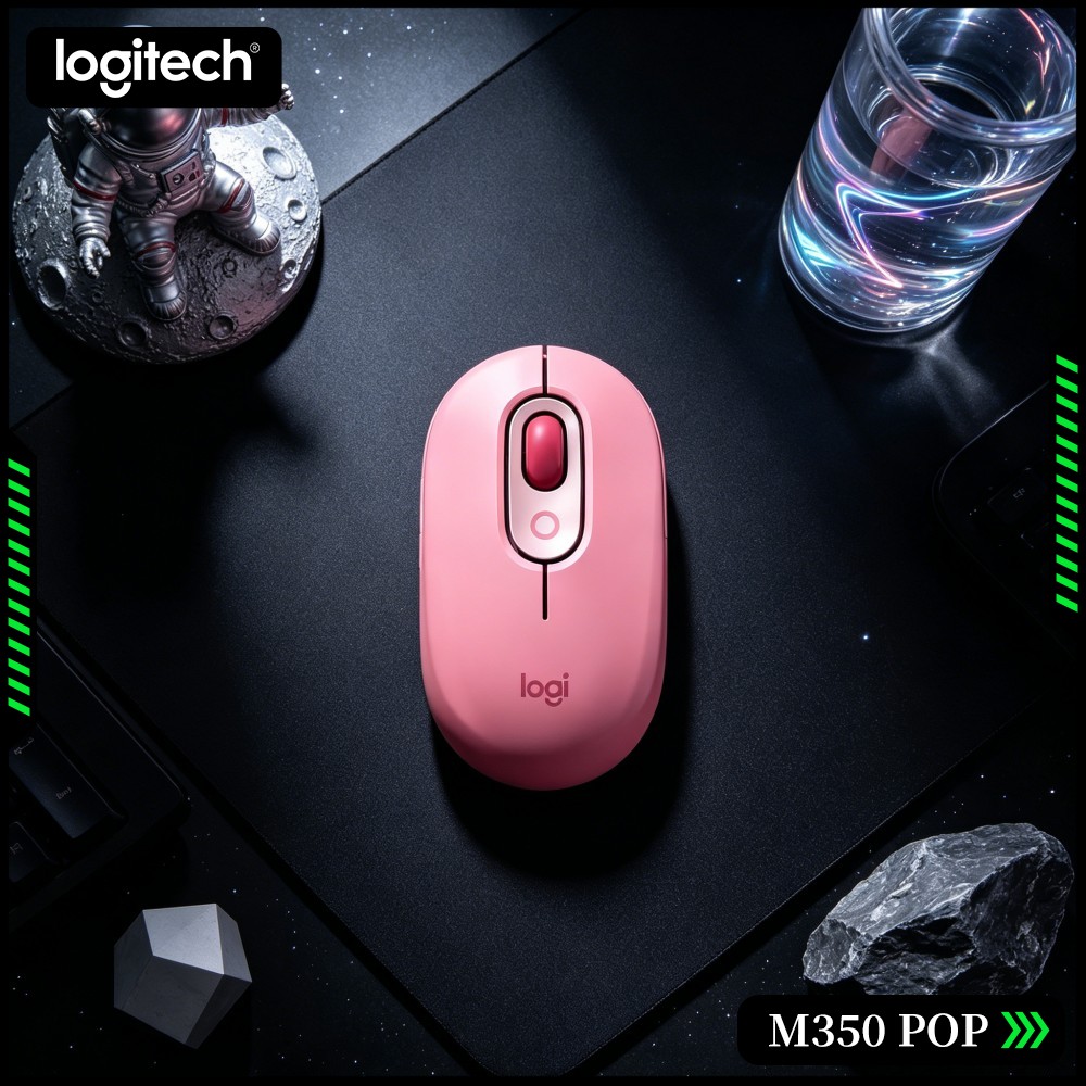 Gaming Console Logitech - Eco-Friendly Logitech M350 POP Mouse Recycled
