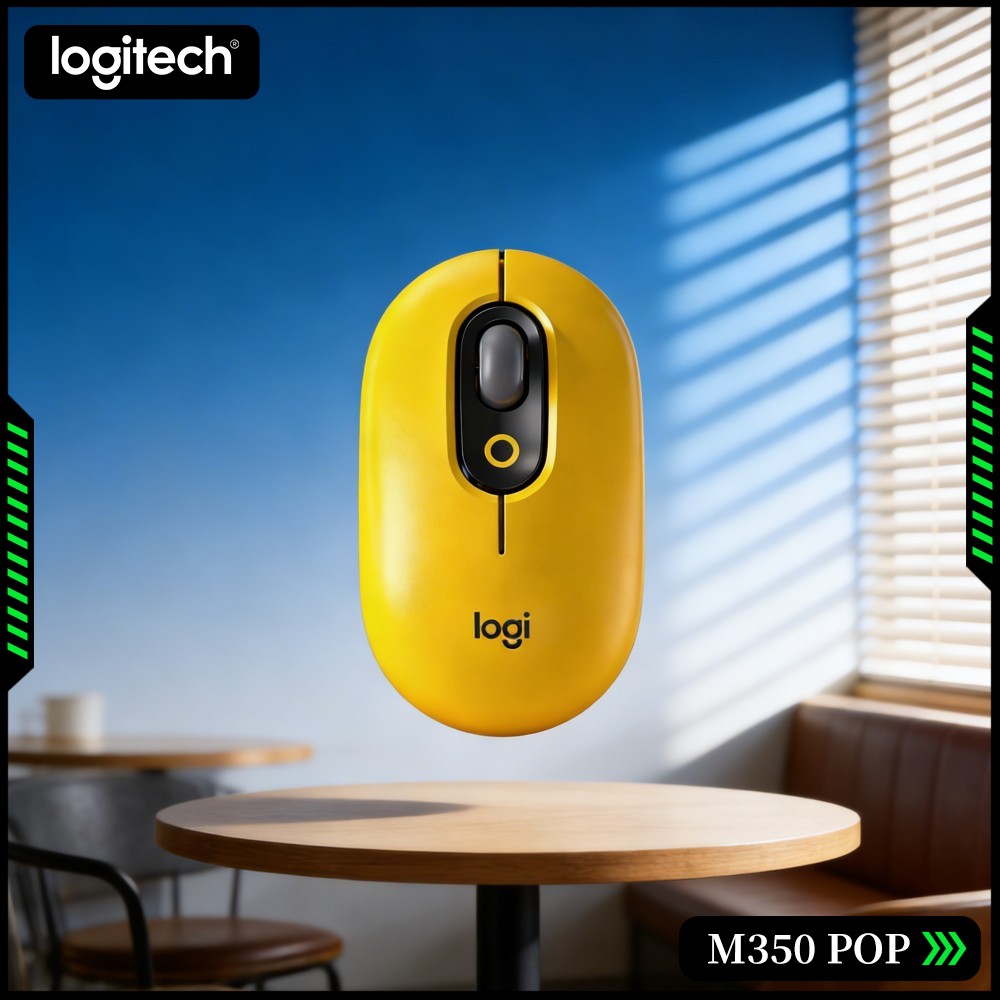 Gaming Console Logitech - Eco-Friendly Logitech M350 POP Mouse Recycled