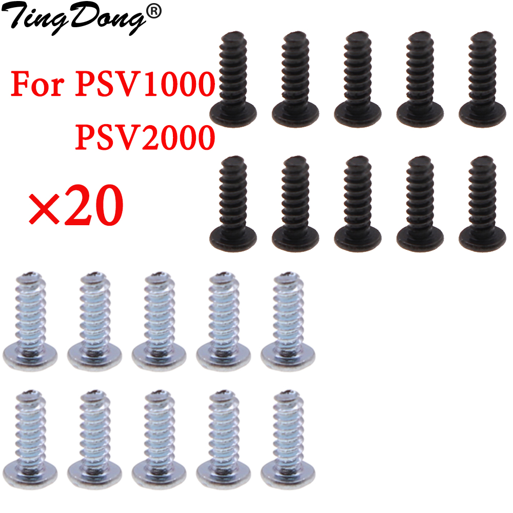 Gaming Console Sony - TingDong 20pcs Screws Set Replacement for