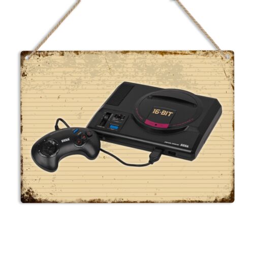 Gaming Console Driving - Mega Drive Retro Gaming Console Metal