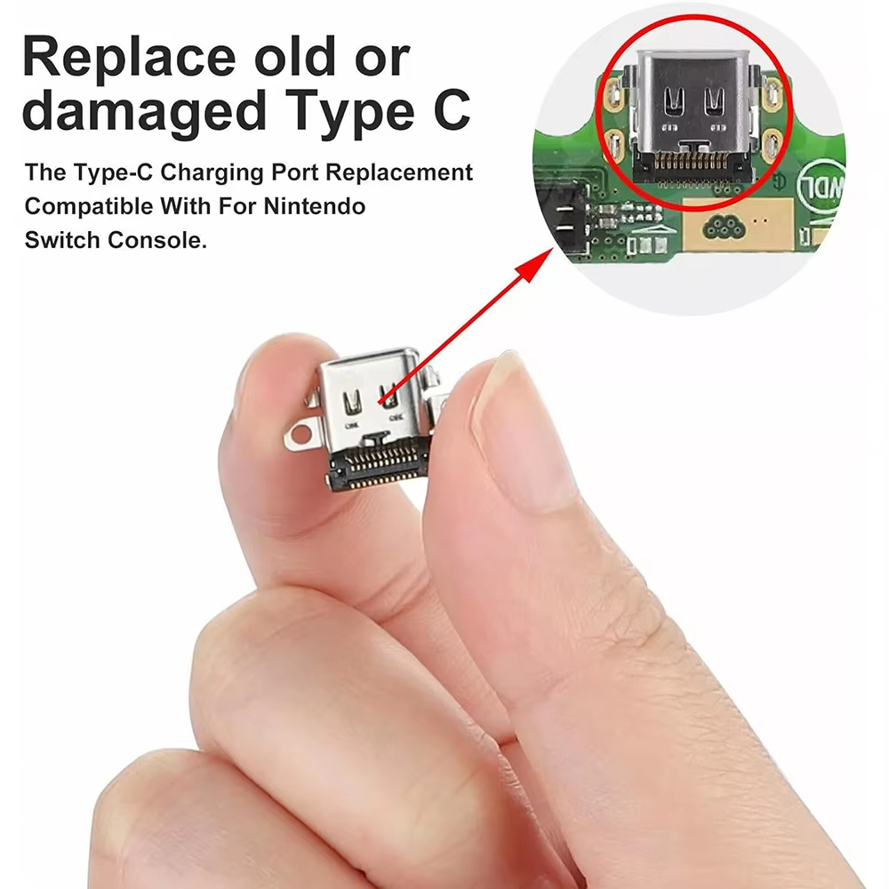 Replacement Type C Port Chargi - Nintendo Console Switch Lite ulasan dan harga