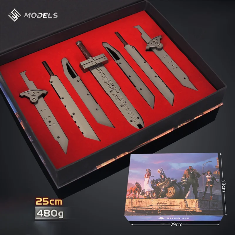25cm Cloud Buster Sword Fantas - Gaming Console Cloud ulasan dan harga