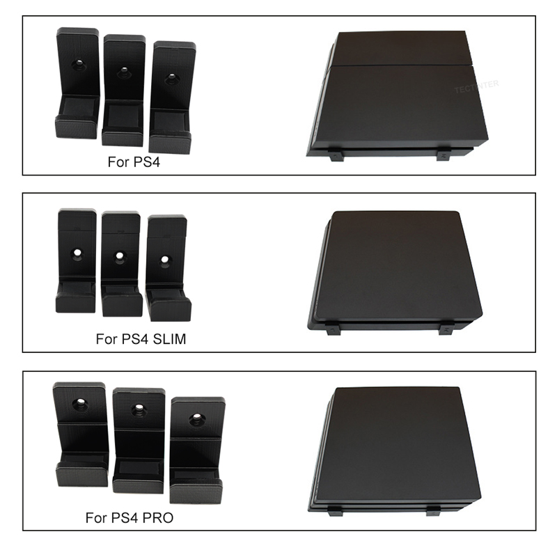 Wall Mount Holder For PS4 Cons - Gaming Console Tv Stand ulasan dan harga