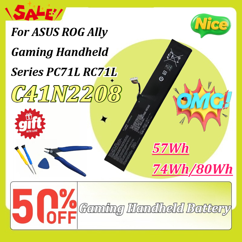 New C41N2208 57Wh/74Wh/80Wh Ga - Gaming Console Asus Rog ulasan dan harga
