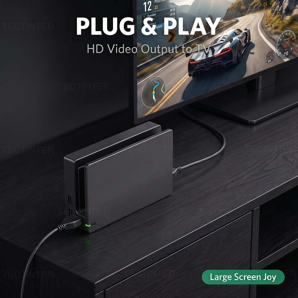 2 in 1 Charging TV Dock Statio - Gaming Console Tv Stand ulasan dan harga