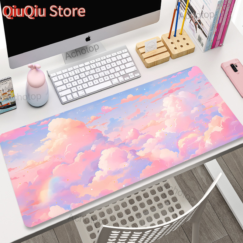 Pink Clouds Mouse Pad Gamer Mo - Gaming Console Cloud ulasan dan harga