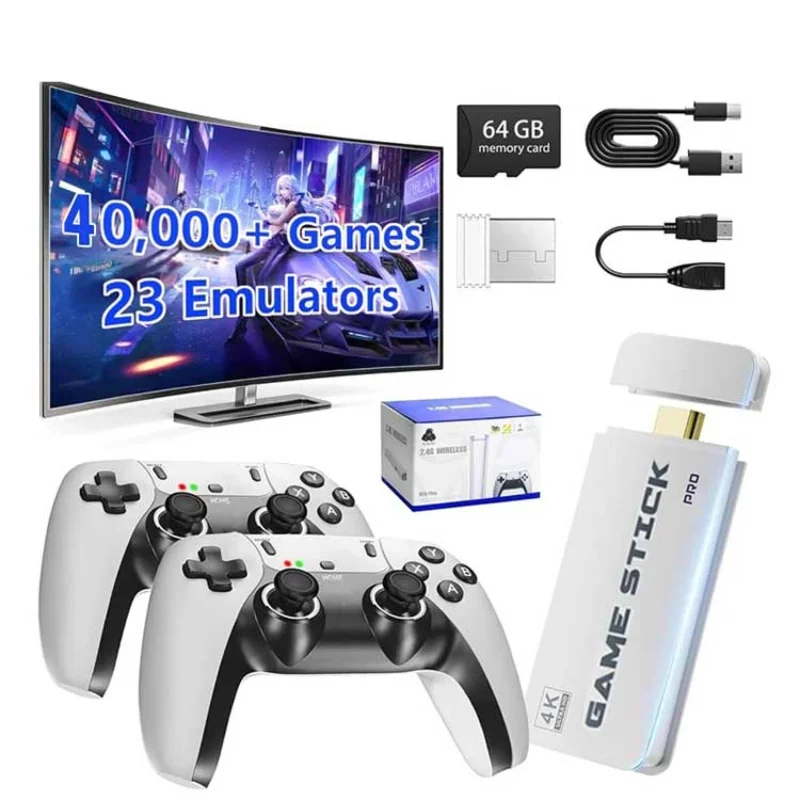 M15 4K TV Game Stick 64GB Buil - Gaming Console Tv Stand ulasan dan harga
