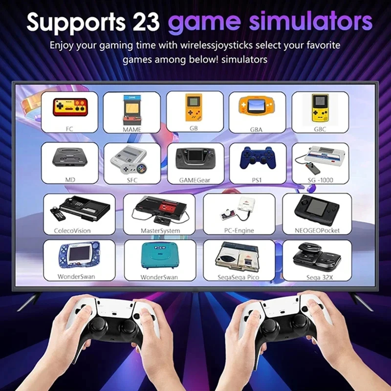 M15 4K TV Game Stick 64GB Buil - Gaming Console Tv Stand ulasan dan harga
