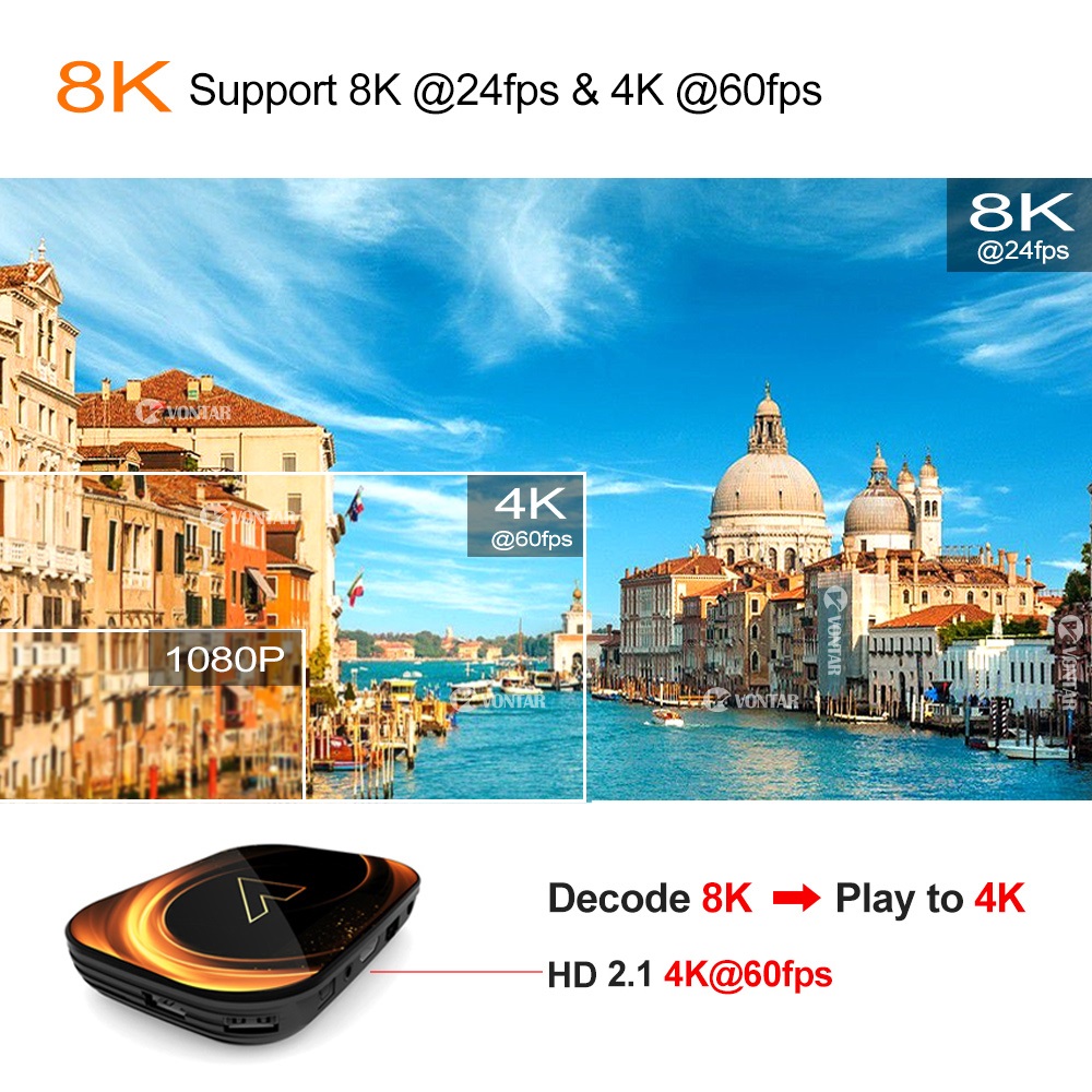 VONTAR X3 4GB 32GB 8K TV BOX A - Gaming Console Tv Stand ulasan dan harga