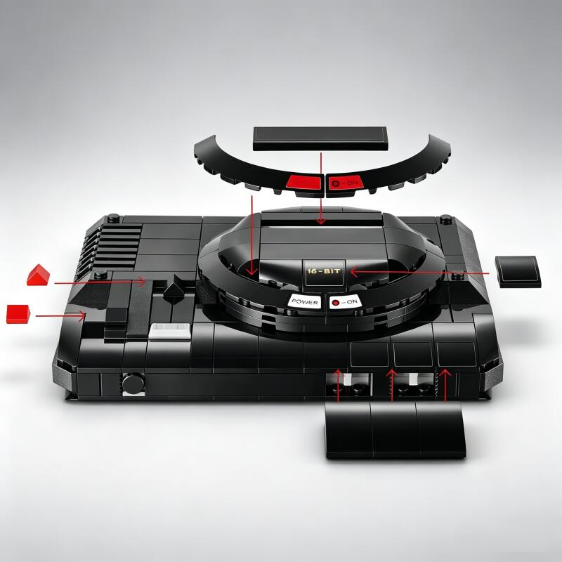 2026 New 479pcs Vintage Black  - Gaming Console Lego ulasan dan harga