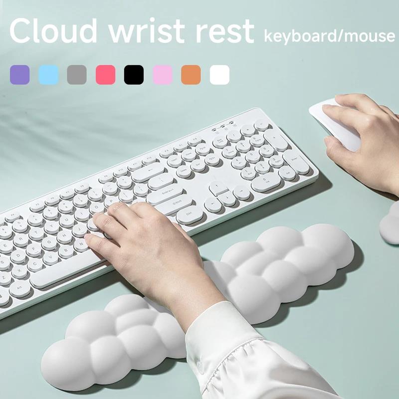 Mouse Pad With Wrist Rest Keyb - Gaming Console Cloud ulasan dan harga