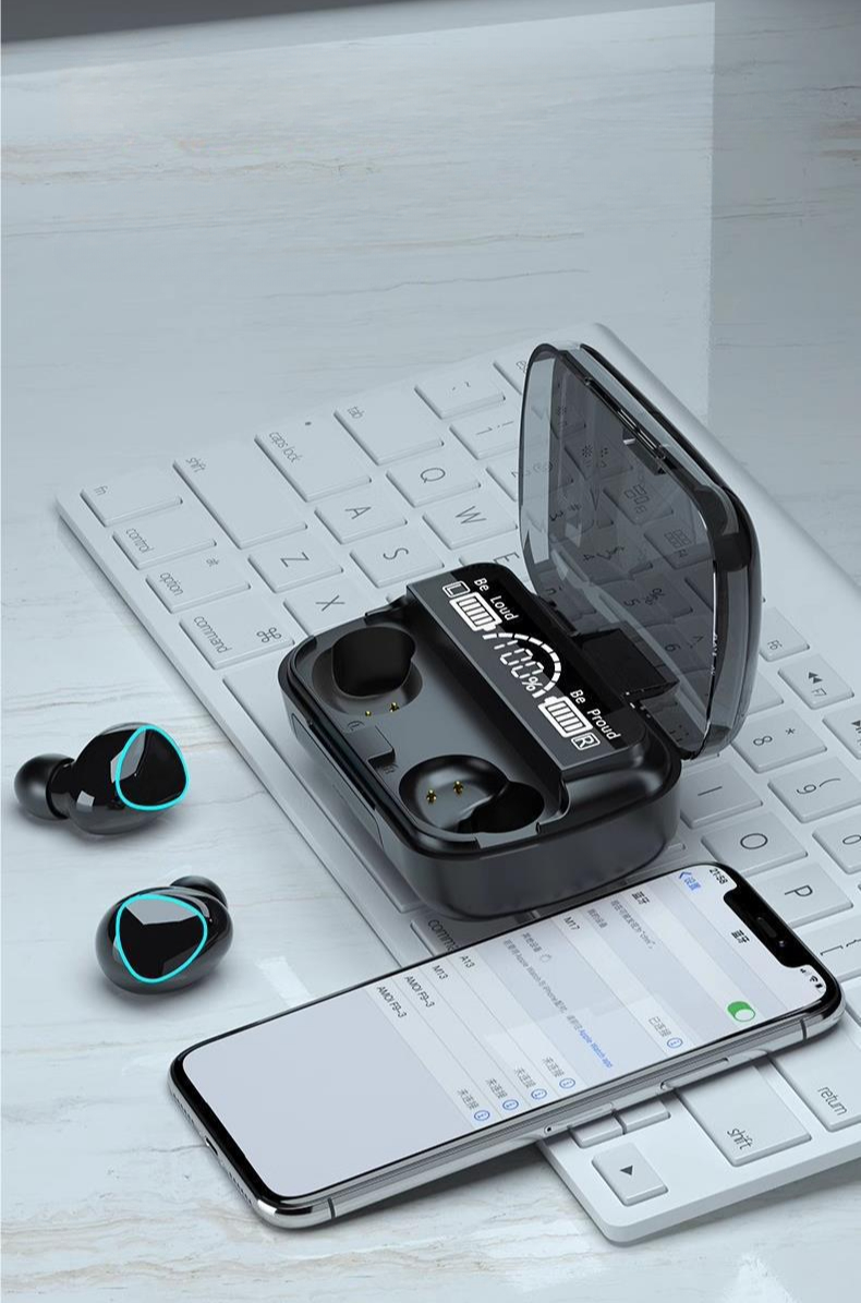 TWS Auriculares Bluetooth Wire - Gaming Console Power Bank ulasan dan harga