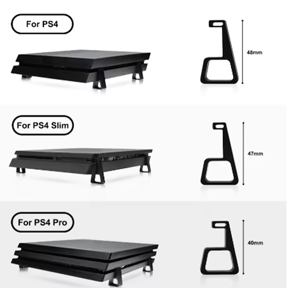 1Set For PS4 Slim Pro Feet Sta - Gaming Console Tv Stand ulasan dan harga