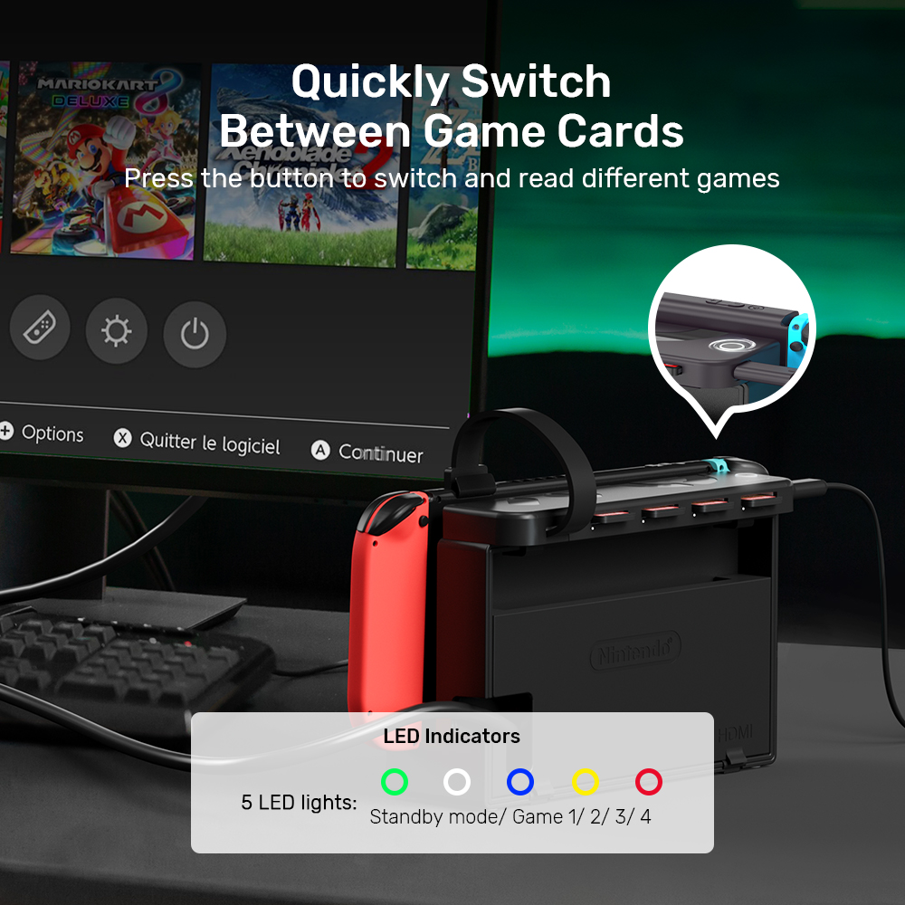 G1002D Portable Game Card Read - Nintendo Console Switch Lite ulasan dan harga