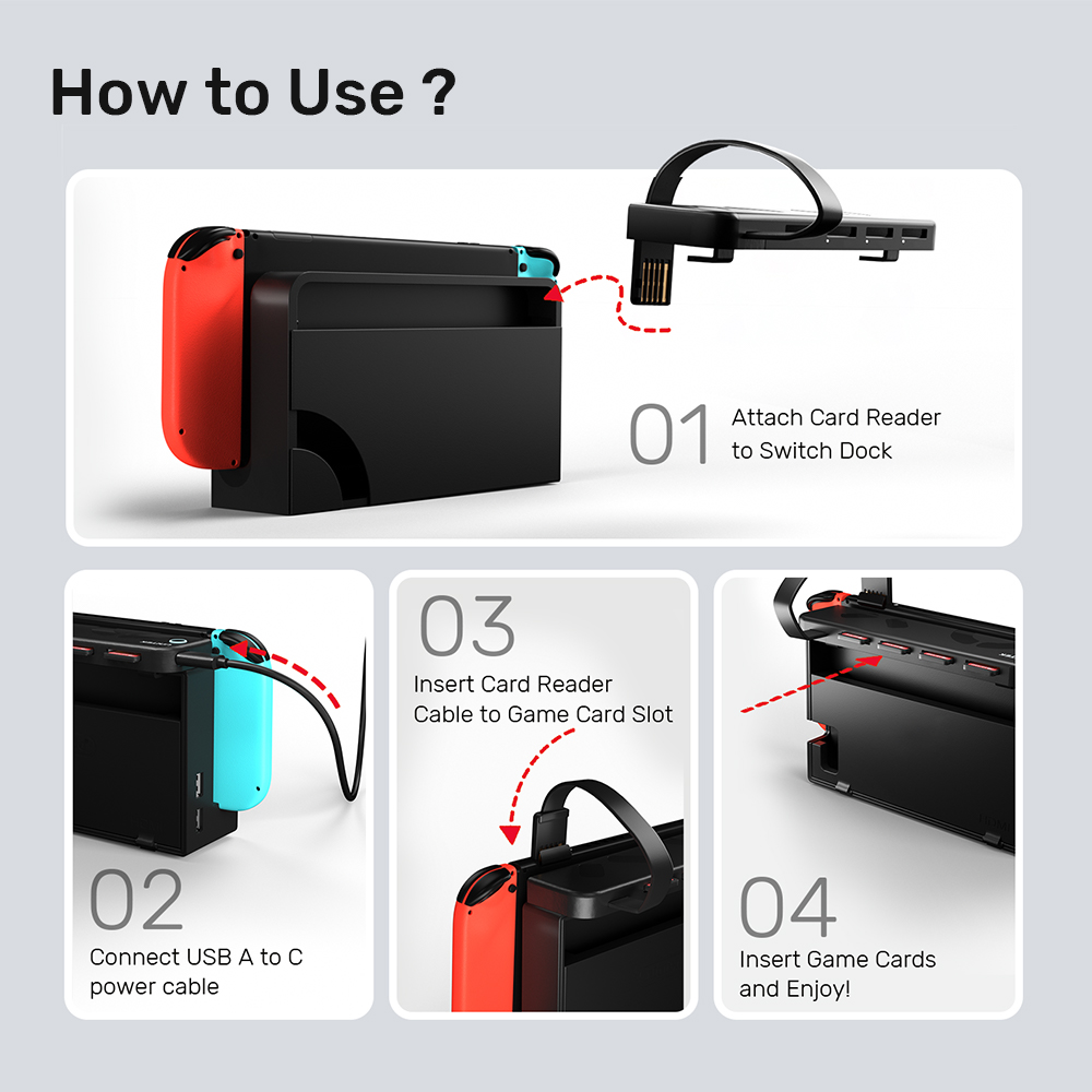 G1002D Portable Game Card Read - Nintendo Console Switch Lite ulasan dan harga