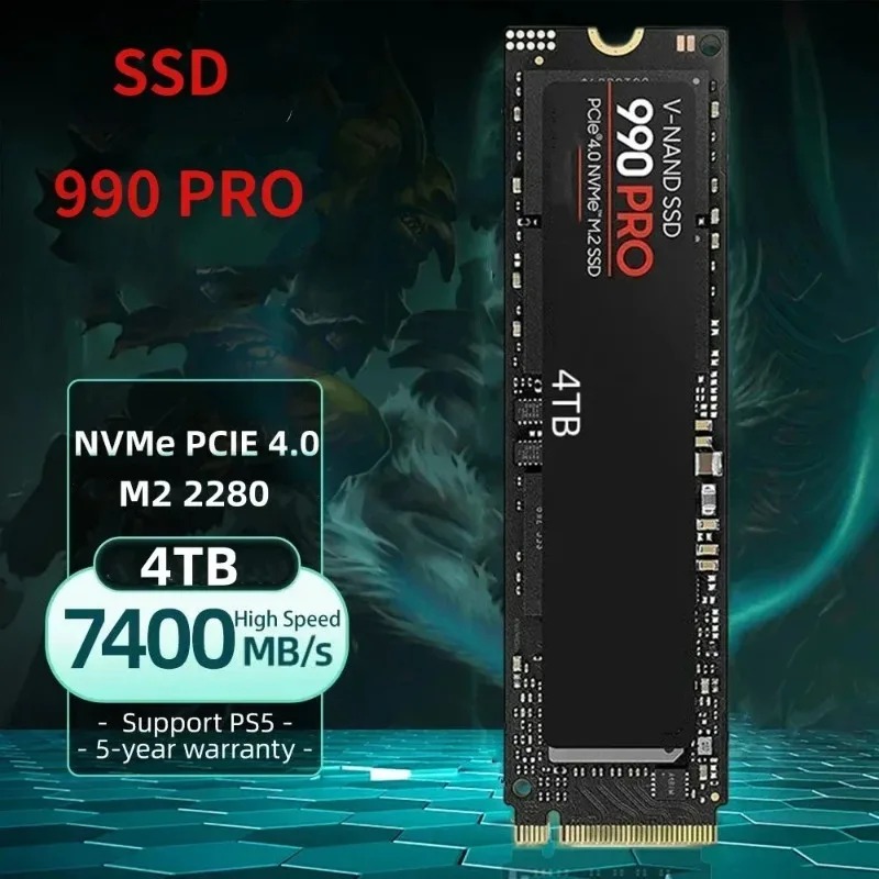 Hot Sale 990 PRO M.2 NVMe SSD  - Gaming Console Driving ulasan dan harga