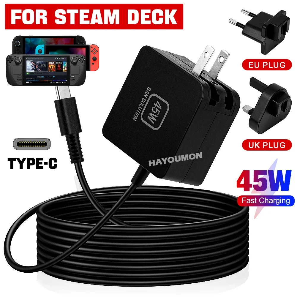 NEW 45W AC Adapter Fast Charge - Gaming Console Uk ulasan dan harga