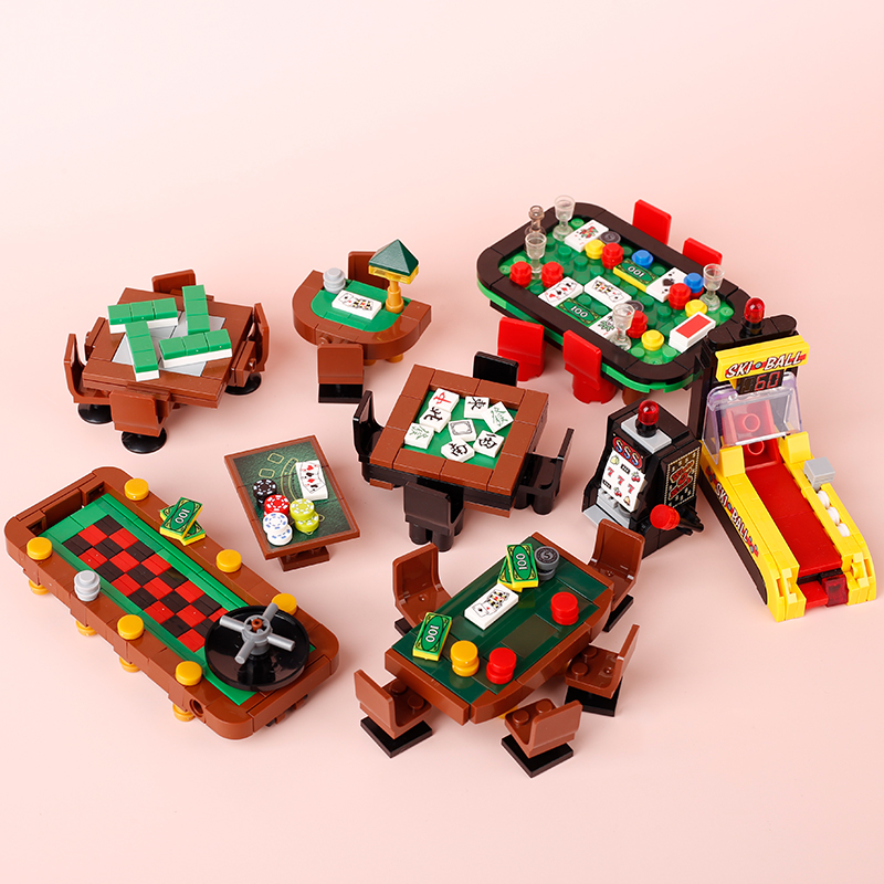 MOC City Poker Table Building  - Gaming Console Lego ulasan dan harga
