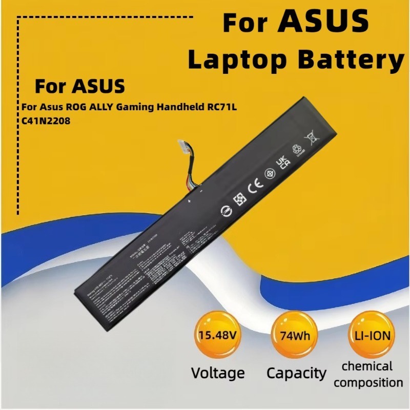 C41N2208 80Wh/74Wh/57Wh Gaming - Gaming Console Asus Rog ulasan dan harga