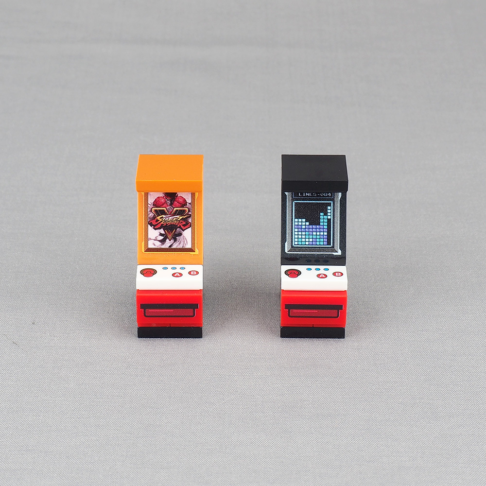 MOC 1PCS Mini Arcade Games Con - Gaming Console Lego ulasan dan harga