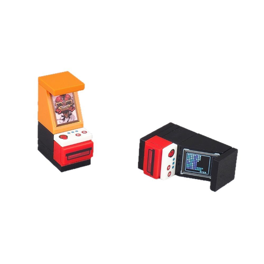 MOC 1PCS Mini Arcade Games Con - Gaming Console Lego ulasan dan harga