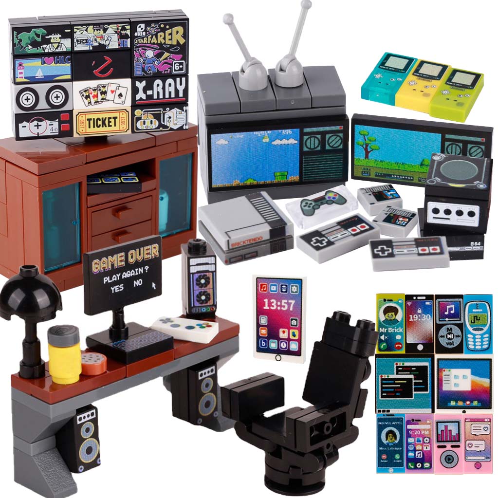MOC Game Console Computer Mode - Gaming Console Lego ulasan dan harga