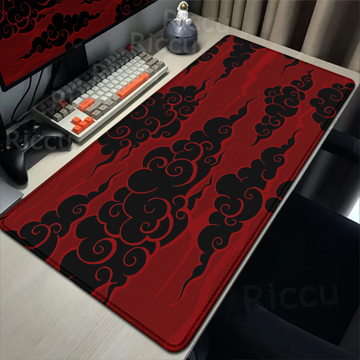 Large Red Cloud Gamer Mousepad - Gaming Console Cloud ulasan dan harga